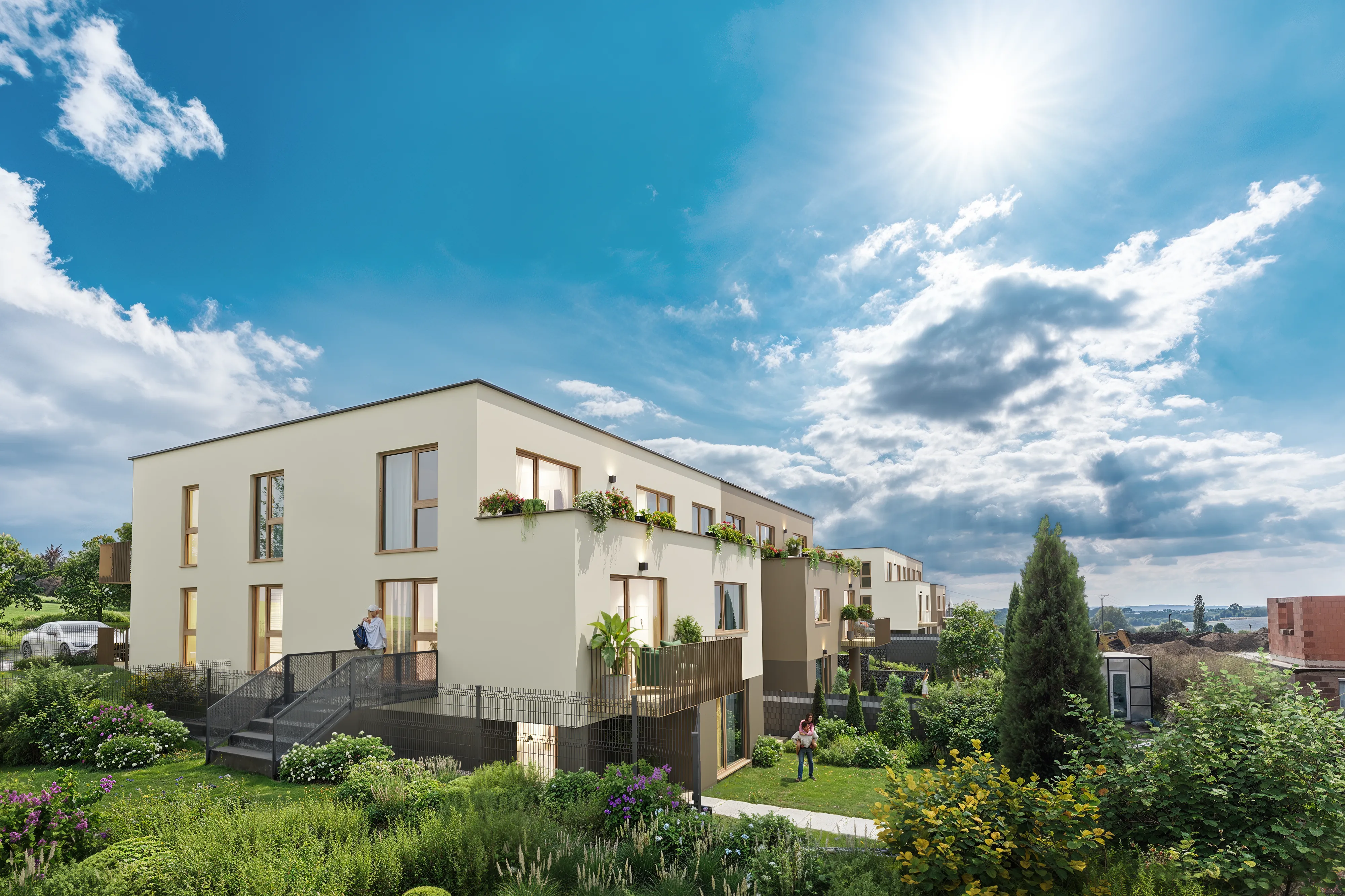 Vizualizace projektu Viladomy Šlapanice